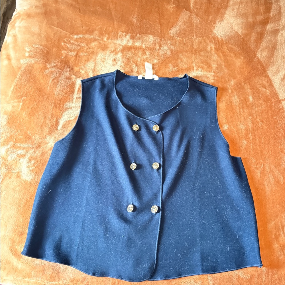 H&M Dark Blue Vest